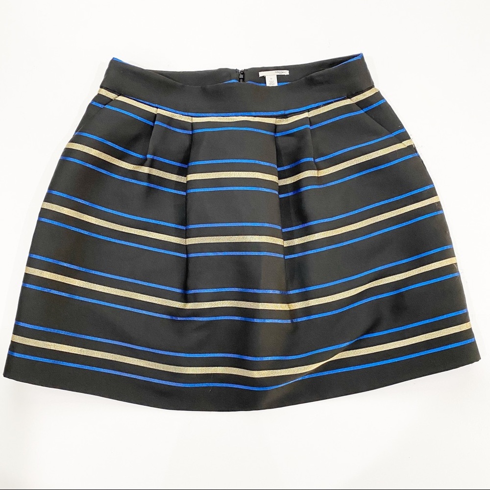 Halogen Striped Skater Full Skirt Size 10